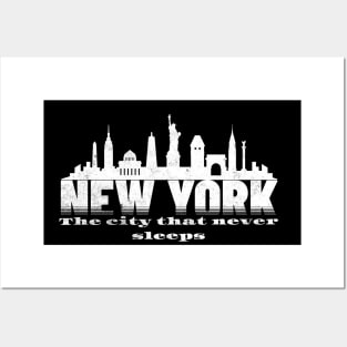 The city that never sleeps Posters and Art
